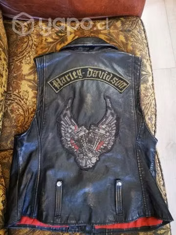 Chaqueta de cuero original Harley Davidson