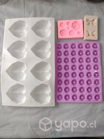 Lote moldes de silicona