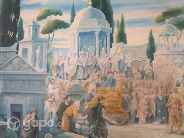 Hermoso gobelino antiguo