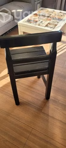 4 sillas de madera color negro - Imagen 3