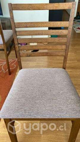 comedor con 4 sillas conversable - Imagen 2