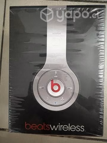 Caja auriculares Beats Wireless gris con cables