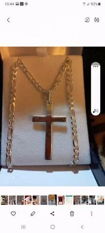 Cadena de plata nueva