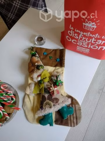 Botas adornos navideños