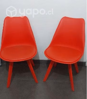 Sillas Rojas Material Plastico