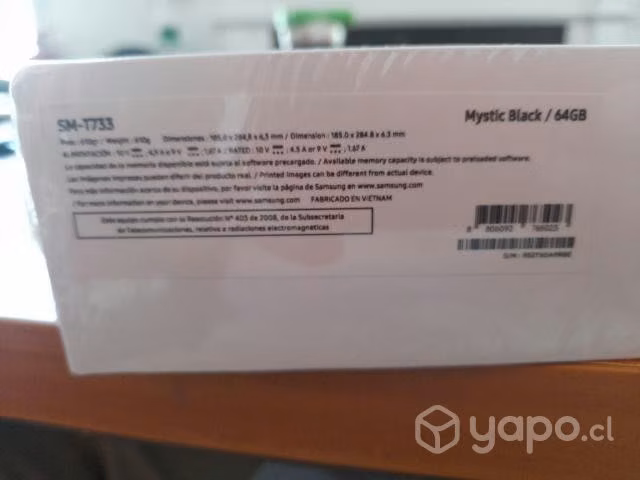 Tablet Samsung Galaxy Tab S7 FE + Pen + teclado
