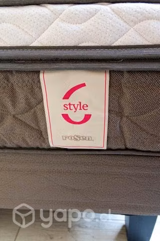 Cama rosen style 6 2 plazas