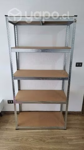 Estante acero cromado resistente grande