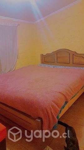 Cama 2 plazas 1/2 + colchon - Imagen 3