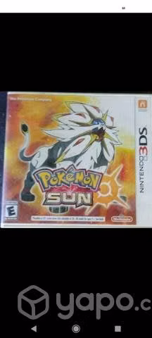 Pokemon sol (esp) 3DS original