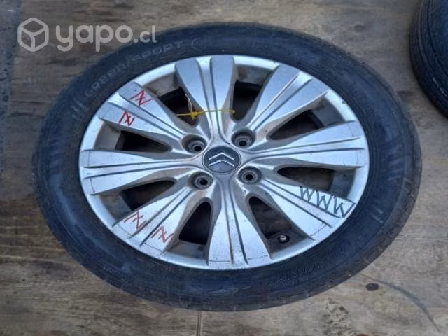 Llanta con neumatico citroen c3 picasso 2012 zz