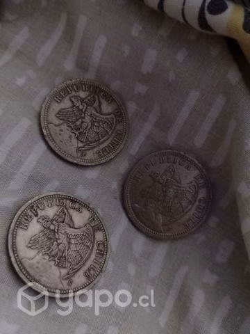 Monedas chileno año 1933