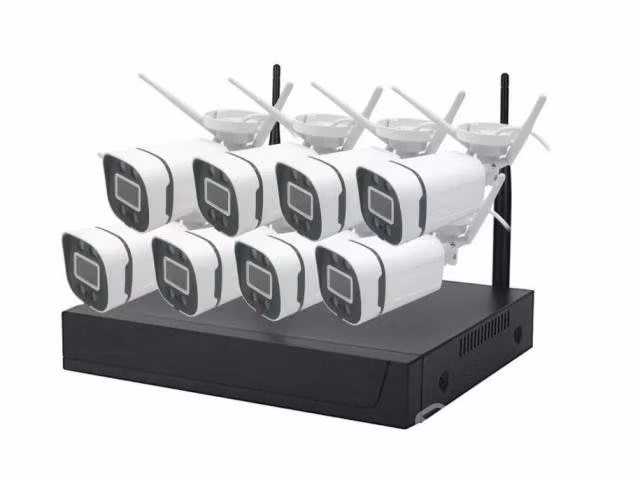 Kit WiFi de 8 Camaras vision Celular+Envio Gratis