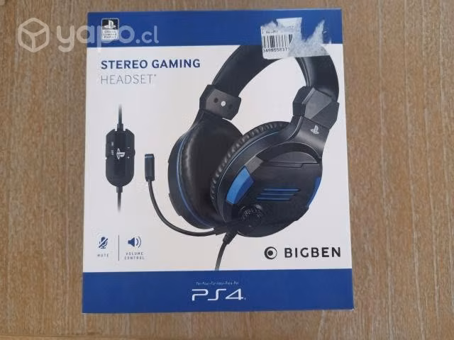Audifono ps4 stereo gaming bigben