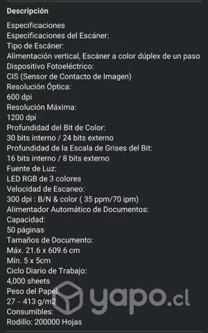 Escáner Epson Ds-530 - Imagen 5