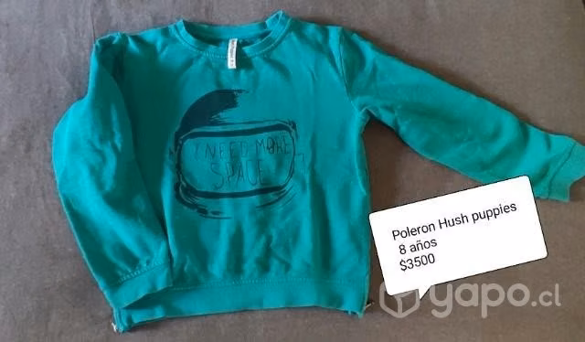 Poleron Hush puppies 8 años