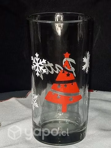 Vasos Navideños en Vinilo Personalizados