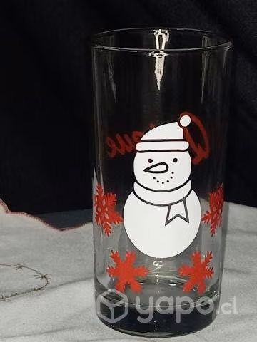 Vasos Navideños en Vinilo Personalizados