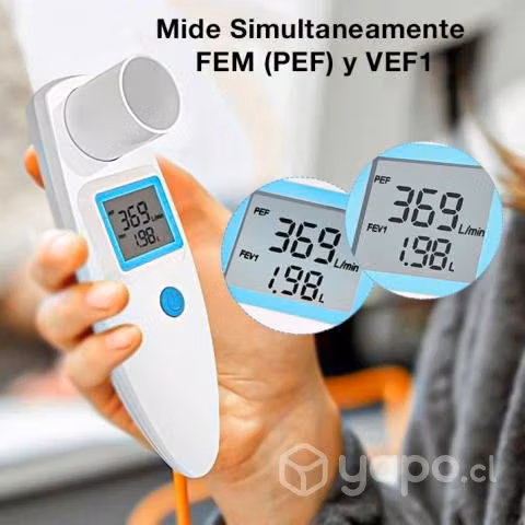 Espirómetro Digital Inteligente Medidor Flujo PEF