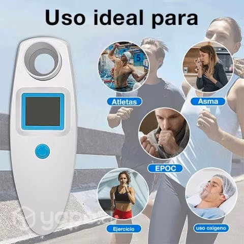 Espirómetro Digital Inteligente Medidor Flujo PEF