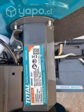 Tronzadora industrial marca TOTAL 4 hp.