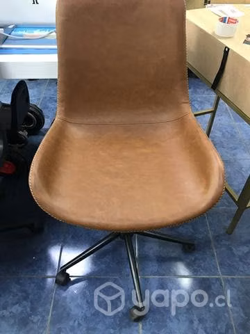 Silla de oficina PU Café