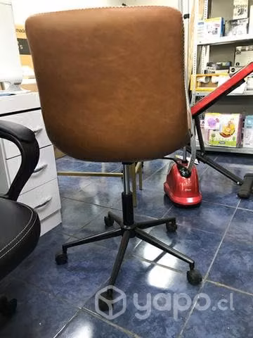 Silla de oficina PU Café - Imagen 4