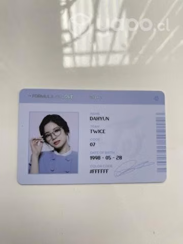Photocard dahyun TWICE original