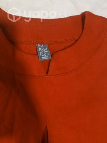 Vestido talla 10 Marca Zara rojo - Imagen 3