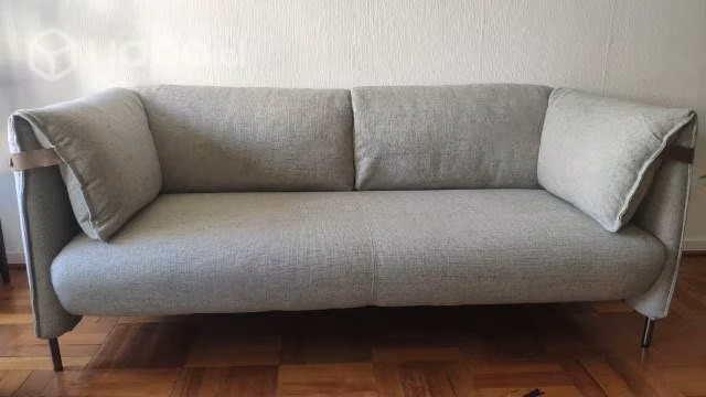 Sofa balham 2 cuerpos tela - beige rosen - Imagen 5