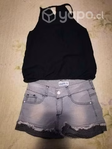 Conjunto chort y polera