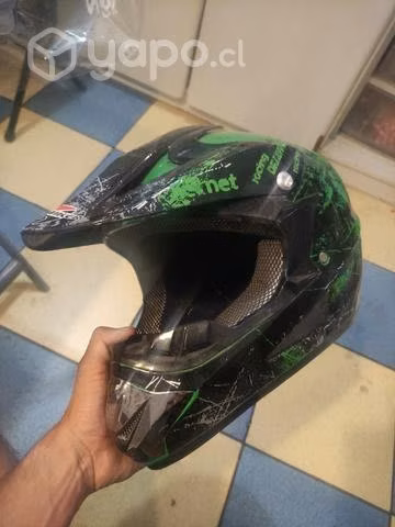 Casco integral probiker verde