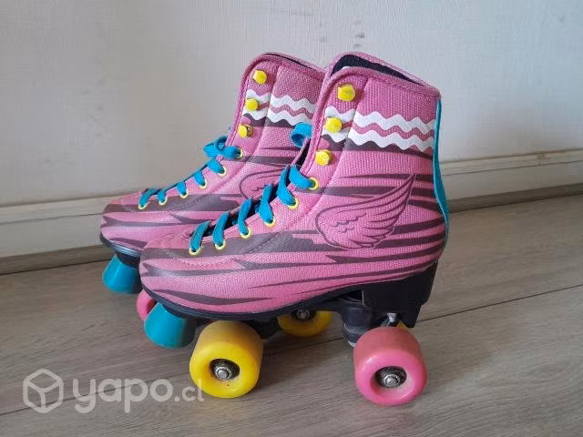 Patines 4 ruedas tipo Soy Luna, talla 35
