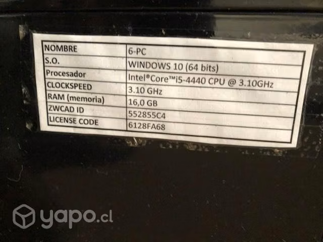 Computador+ pantalla+ teclado - Imagen 1