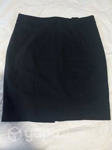 Falda negra H&M talla 42