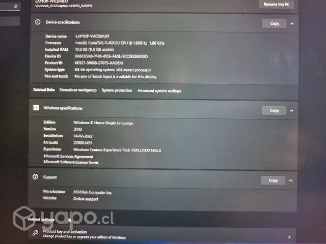 Notebook ASUS VivoBook S430FN-EB093T