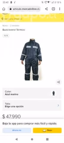 Traje termico xl