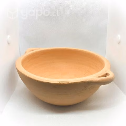 Pailas de greda bizcochada y greda esmaltada