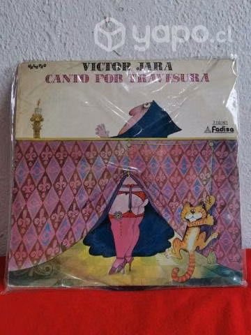 Vinilo. Víctor Jara-Canto por travesura