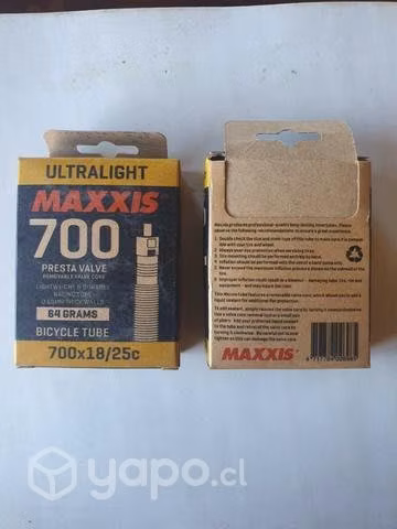 Dos Camaras Maxxis.Ruta