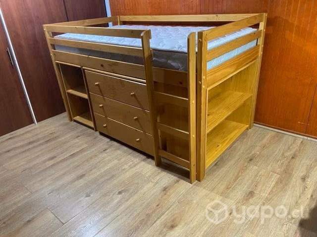 Cama multifuncional + colchón rosen - Imagen 4