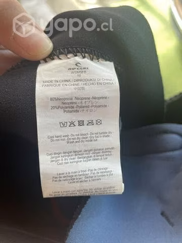 Traje surf talla 10 nuevo