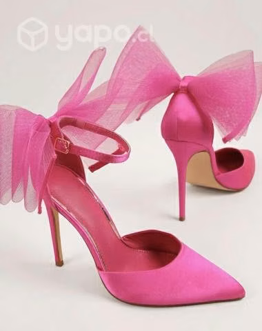 Zapatos tacos fucsia barbiecore
