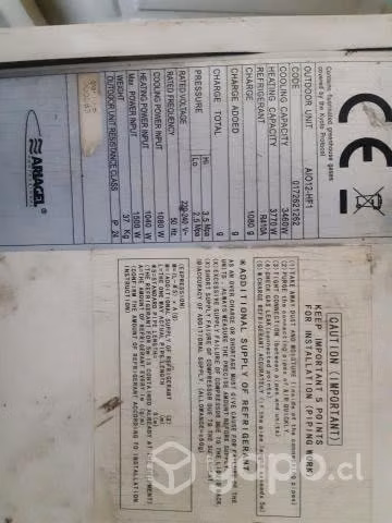 Aire Acondicionado Ariagel de páred