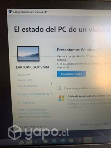 Notebook lenovo
