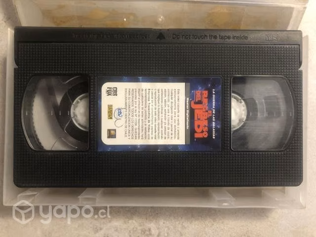 Vhs star wars, el retorno del jedi y el imperio co