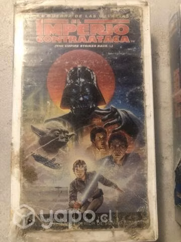 Vhs star wars, el retorno del jedi y el imperio co