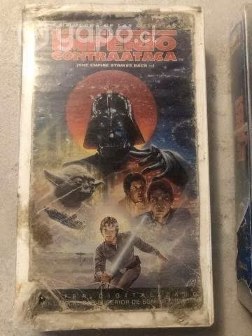 Vhs star wars, el retorno del jedi y el imperio co