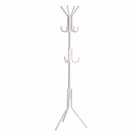 Colgador Perchero Metálico Trípode Blanco 165cm x