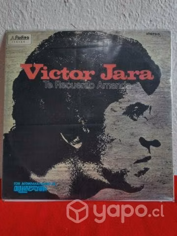 Vinilo. Víctor Jara-Te recuerdo Amanda